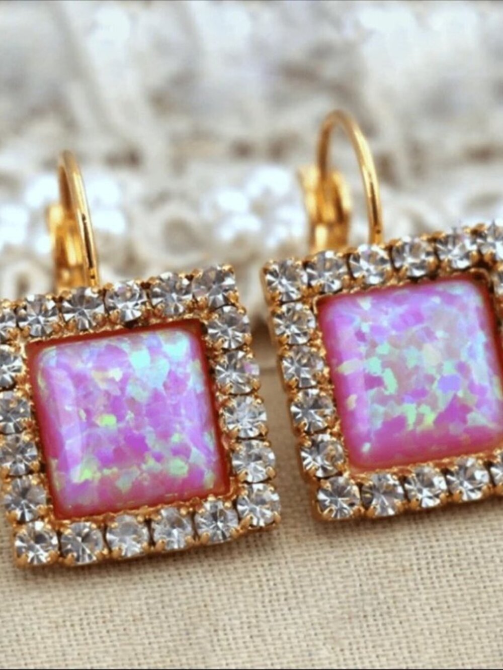 Vintage style hoopearringsN752